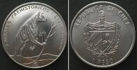 Kuba CUBA 1 Peso 1993 Prehistoric animals CHALICOTHERIUM, steel UNC -