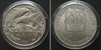 Hawaii HAWAII Maui Trade Dollar 1994, Dolphins, Cu-Ni BU -