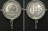 Schweiz - Medaillen SWITZERLAND School Prize ND (about 1830), Christogram, lamb, silver, 31mm, AU -