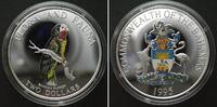 Bahamas BAHAMAS 2 Dollars 1995 Bahama Amazon Parrot FLORA & FAUNA silver colored -