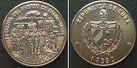 Kuba CUBA 1 Peso 1990 Columbus departing from Spain DISCOVERY OF AMERICA Cu-Ni -