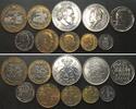 Monaco MONACO. 1995 BU MINT SET, unpackaged, RAINIER III last coins before Euro -