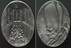 Vatikan - Medaillen PAUL VI. Silver Oval Medal 1974 LAST SUPPER by Amerigo Tot -