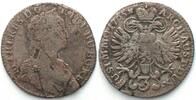 Haus Habsburg BOHEMIA 3 Kreuzer 1765 Prague mint MARIA THERESA silver VF, SCARCE! -