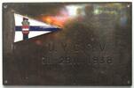 Österreich - Medaillen UNION YACHT CLUB STAMMVEREIN 1938 Regatta Plaque, bronze, 70x45mm -