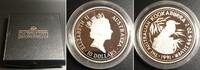 Australien 2 Dollars AUSTRALIAN KOOKABURRA 2 $ 1991, 2 oz silver, PROOF in folder -