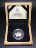 Kanada CANADA. 5 Dollars 1989, 10TH ANNIVERSARY OF MAPLE LEAF, silver 1 oz Proof -