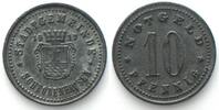 Schrobenhausen (Bayern) Germany SCHROBENHAUSEN (Bavaria) 10 Pfennig 1917, NOTGELD, zinc UNC- -