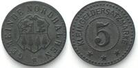 Nordhalben (Bayern) Germany NORDHALBEN (Bavaria) 5 Pfennig ND, NOTGELD, zinc AU, RARE! -