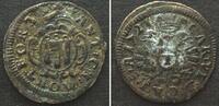 Montfort MONTFORT Kreuzer 1721, ANTON III, w. title of CHARLES VI billon XF! -