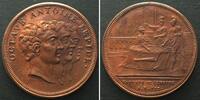 Schweiz - Medaillen OCTAVIAN, ANTONY, LEPIDUS, 2nd Triumvirate Medal ca. 1750 by Dassier, 32mm UNC! -