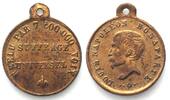 Frankreich - Medaillen LOUIS NAPOLEON BONAPARTE, Medal 1848 on his re-election, brass, 16mm -