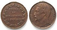 Frankreich - Medaillen Crimean War CAPTURE OF SEBASTOPOL 1855, NAPOLEON III bronze 23mm -