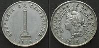 Frankreich - Jetons BATTLE OF MONTMIRAIL CENTENNIAL, Token 1914, Colonne commémorative, Alu 25mm -
