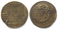 Nürnberger Rechenpfennige NAPOLEON. Token by Huber ND (1835), ADLER Locomotive 1ST GERMAN RAILWAY -