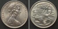 Australien AUSTRALIA. 20 Cents 1974, Duckbill Platypus, Cu-Ni UNC!!! -