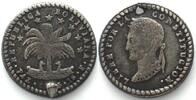 Bolivien BOLIVIA 1 Sol 1855 PAZ F, BOLIVAR silver RARE! XF -