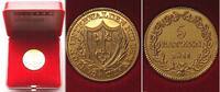 Schweiz - Nidwalden Swiss NIDWALDEN 5 Batzen 1811 700 YEARS CONFEDERATION silver gilt Restrike 1991 -