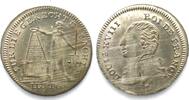 Nürnberger Rechenpfennige LOUIS XVIII Counter by Lauer ca.1814 silvered brass UNC! -