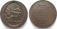 Frankreich FRANCE 5 Sols 1792 MONNERON Token bronze AU! -