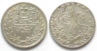 Ägypten EGYPT. 2 Qirsh AH 1327/3 H (1911), Muhammad V, silver, VF, SCARCE! -