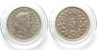 Schweiz SWITZERLAND 5 Rappen 1940 Cu-Ni UNC! -
