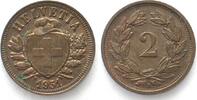 Schweiz SWITZERLAND 2 Rappen 1931 bronze UNC! -