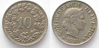 Schweiz SWITZERLAND 10 Rappen 1940 Cu-Ni AU! -