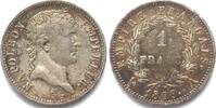 Frankreich FRANCE 1 Franc 1809 A NAPOLEON I silver AU! -