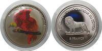 Kongo - Kinshasa CONGO 5 Francs 2004 Bird of Paradise WILDLIFE PROTECTION Cu-Ni HOLOGRAM -
