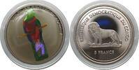 Kongo - Kinshasa CONGO 5 Francs 2004 Quetzal bird WILDLIFE PROTECTION Cu-Ni HOLOGRAM -