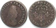 Frankreich FRANCE 2 Deniers 1696 BB Strasbourg mint LOUIS XIV copper F-VF SCARCE! -