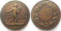 Frankreich - Medaillen LE COMPTOIR FRANÇAIS DE L'AZOTE, CHAMPS D'EXPERIENCES, ca.1900, Bronze 56mm -
