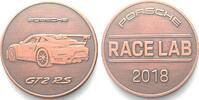 Deutschland - Medaillen PORSCHE Calendar medal 2018 GT2 RS bronze 40mm -