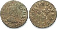 Frankreich - Chateau-Renault CHATEAU-RENAUD Double Tournois 1603-05 FRANCOIS de BOURBON-CONTI copper -