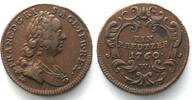 Haus Habsburg AUSTRIA Kreuzer 1760 W, FRANZ I, copper XF! -