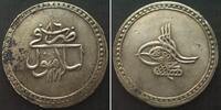 Türkei OTTOMAN TURKEY. Piastre AH 1171//(11)86 (1773) MUSTAFA III silver AU! -