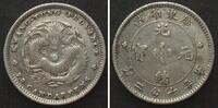 China - Kwangtung CHINA - KWANGTUNG. 10 Cents ND (1890-1908) silver XF! -