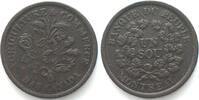 Kanada LOWER CANADA. Bouquet Sou token 1835-37, oak wreath, copper VF+ -