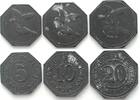 Lörrach (Baden) LÖRRACH (Baden) 5, 10, 20 Pfennig 1917, NOTGELD, zinc -