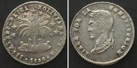 Bolivien BOLIVIA. 1 Sol 1856 PTS, BOLIVAR silver XF! -