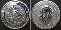 England GREAT BRITAIN 5 Pounds 2024 Seymour Unicorn TUDOR BEASTS 2 oz silver -
