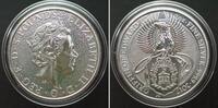 England GREAT BRITAIN 5 Pounds 2017 Griffin of Edward III, QUEEN'S BEASTS 2 oz silver -