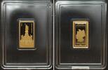 Ingots / Barren NIEDERWALDDENKMAL - HESSEN, 1/100 oz 0.9999 gold -