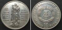 Deutschland - DDR GERMAN DEMOCRATIC REPUBLIC 10 Mark 1985, VICTORY over FASCISM Cu-Ni UNC -