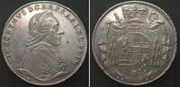 Salzburg, Erzbistum SALZBURG Archbishopric. Thaler 1801 M, HIERONYMUS, silver AU! -