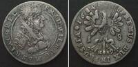 Brandenburg - Preussen BRANDENBURG. 18 Gröscher 1684 HS, FRIEDRICH III silver VF+ -