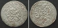 Pfalz-Zweibrücken German PFALZ-ZWEIBRÜCKEN 3 Kreuzer 1589, JOHANN I, title RUDOLPH, silver VF-XF -