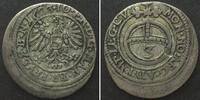 Brandenburg-Ansbach German BRANDENBURG-ANSBACH 3 Kreuzer 1623 JOACHIM ERNST silver VF+ -