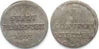 Frankfurt German States FRANKFURT City. 1 Kreuzer 1803 billon VF -